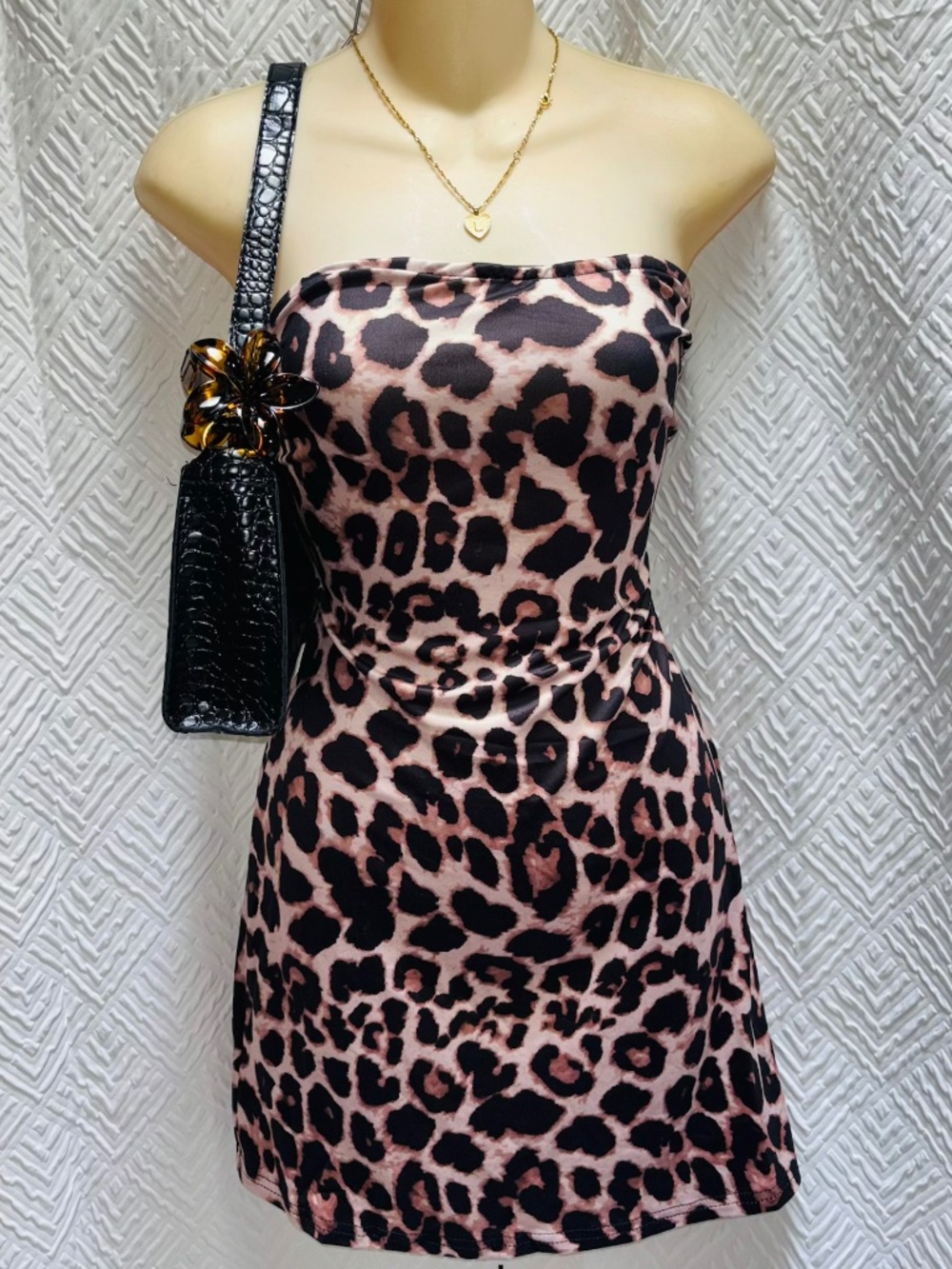 Cheeta print dress medium